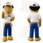 Brown Boy Mascot Costume