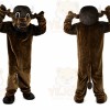 Brown Bull Ox Mascot Costume for Adult