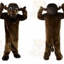Brown Bull Ox Mascot Costume for Adult