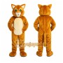 Brown Cat Cartoon Mascot Costume