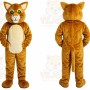Brown Cat Cartoon Mascot Costume