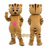 Brown Cat Holiday Mascot Costume Brown Cat Holiday Mascot Costume
