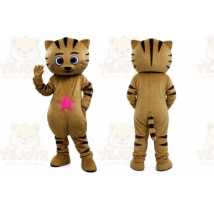 Brown Cat Holiday Mascot Costume