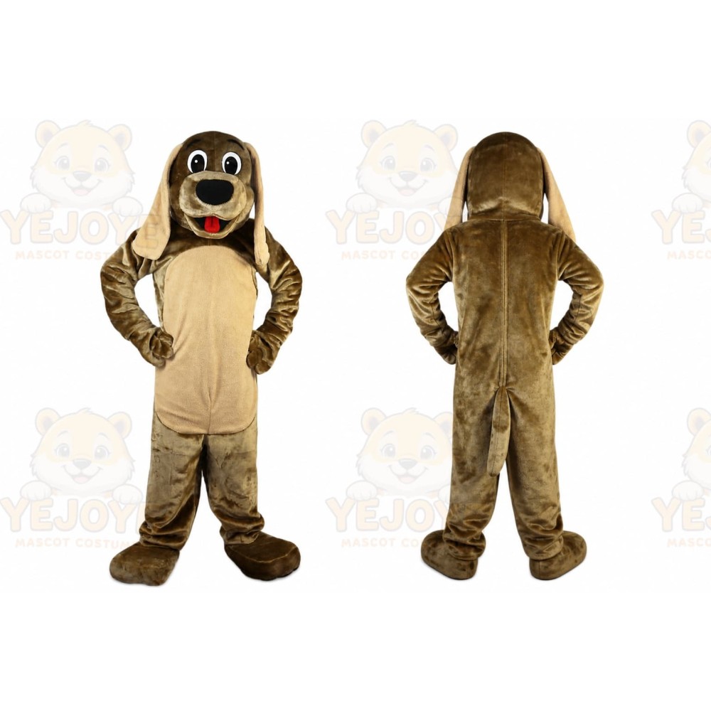 Brown Dog Mascot Costume for Adult