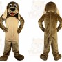 Brown Dog Mascot Costume for Adult