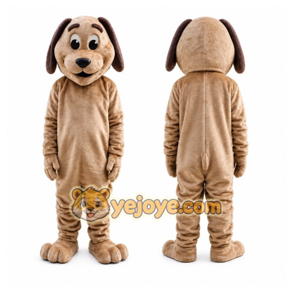 Brown Dog Mascot Costume