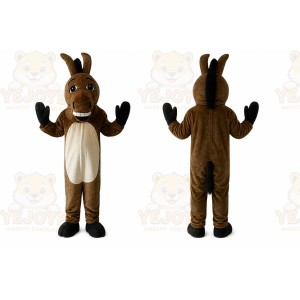 Brown Donkey Mascot Costume