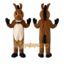 Brown Donkey Mascot Costume
