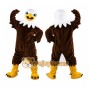 Brown Eagle Bird Cartoon Mascot Costume