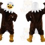 Brown Eagle Bird Cartoon Mascot Costume