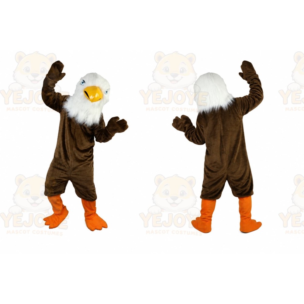 Brown Eagle Bird Mascot Costume