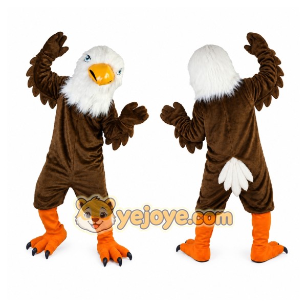 Brown Eagle Bird Mascot Costume