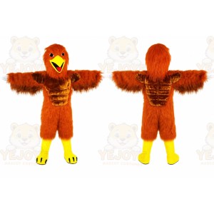 Brown Eagle Mascot Costume