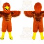 Brown Eagle Mascot Costume