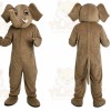 Brown Elephant Mascot Costume