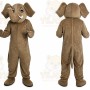 Brown Elephant Mascot Costume