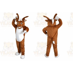 Brown elk Deer Cartoon Mascot Costume