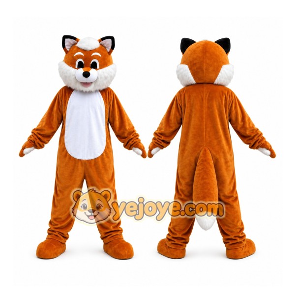 Brown Fox Mascot Costume for Adult