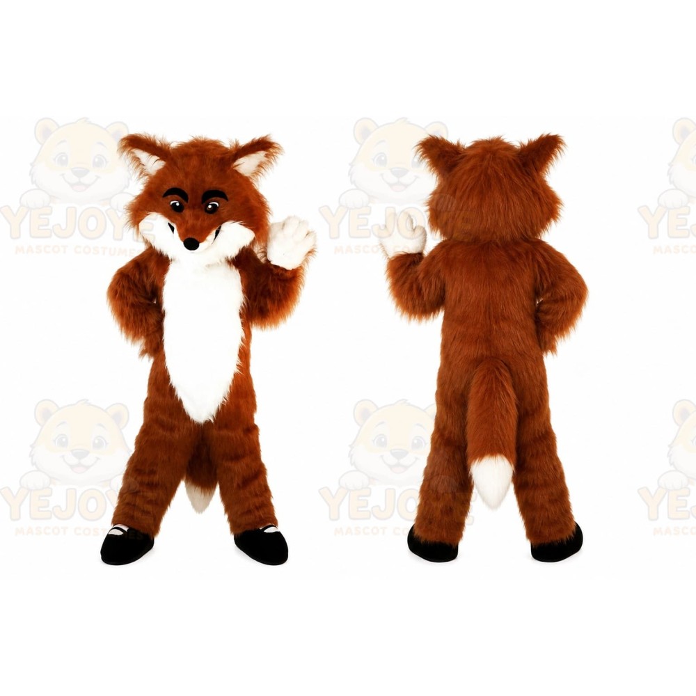 Brown Fox Mascot Costume