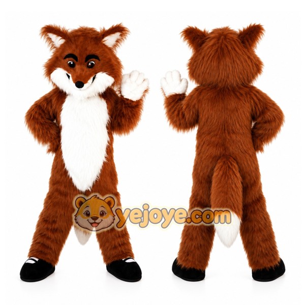 Brown Fox Mascot Costume