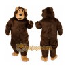 Brown Fur Boris Bear Mascot Costume Brown Fur Boris Bear Mascot Costume