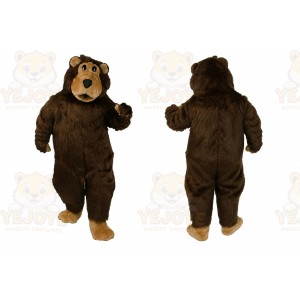 Brown Fur Boris Bear Mascot Costume
