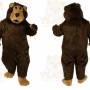 Brown Fur Boris Bear Mascot Costume
