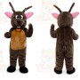 Brown Fur Deer Mascot Costume
