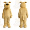 Brown Furry Dog Snocrates Adult Mascot Costume