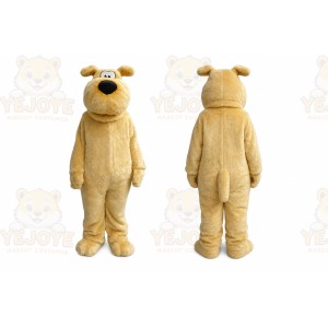 Brown Furry Dog Snocrates Adult Mascot Costume