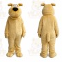 Brown Furry Dog Snocrates Adult Mascot Costume