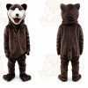 Brown Grizzly Bear Mascot Costume Deluxe Material
