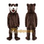 Brown Grizzly Bear Mascot Costume Deluxe Material