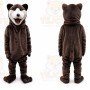 Brown Grizzly Bear Mascot Costume Deluxe Material