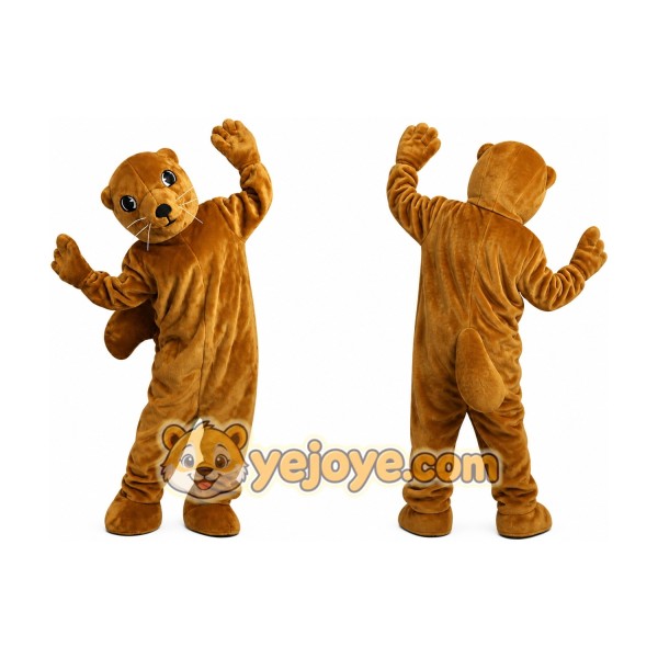 Brown Groundhog Gophers Mascot Costume for Adult