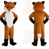 Brown Hairy Fox Mascot Costume for Adult