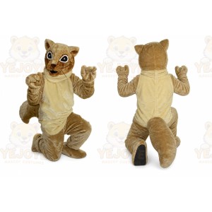 Brown Hamster Mascot Costume