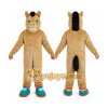 Brown Horse Cartoon Mascot Costume Brown Horse Cartoon Mascot Costume