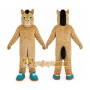 Brown Horse Cartoon Mascot Costume