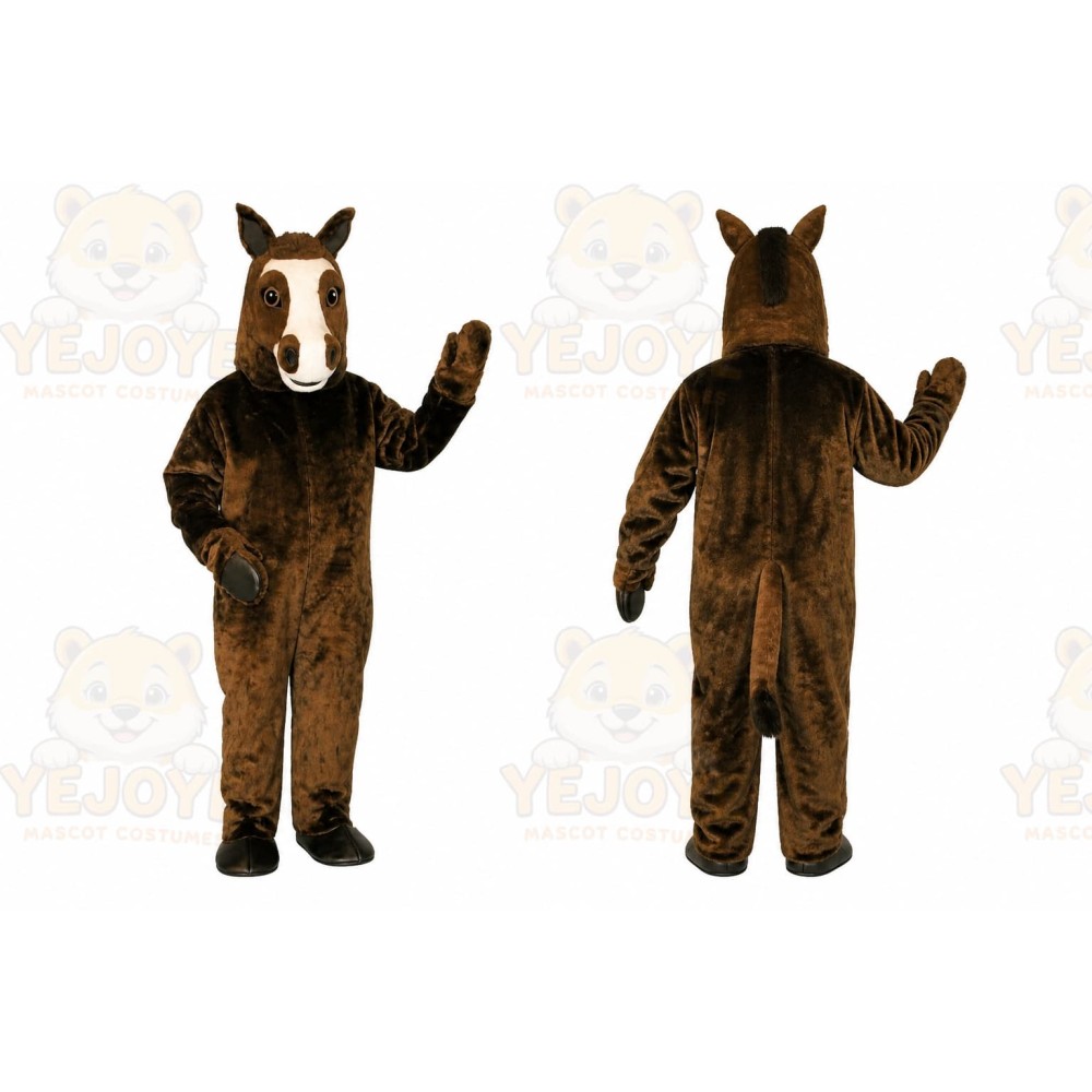 Brown Horse Lightweight Mascot Costume