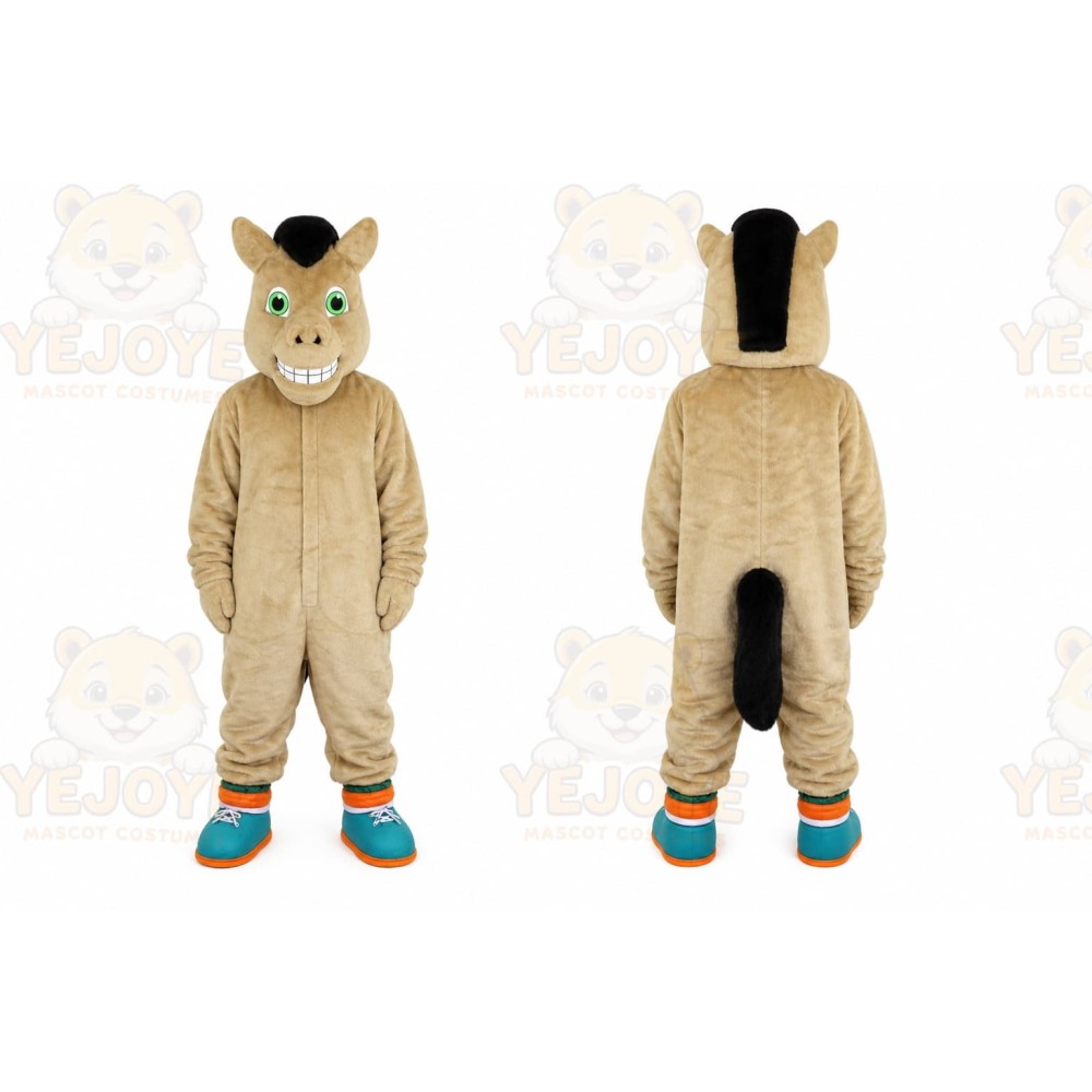 Brown Horse Mascot Costume for Adult