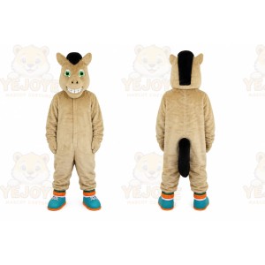 Brown Horse Mascot Costume for Adult