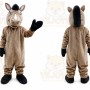 Brown Horse Mascot Costume Mustang Mascot