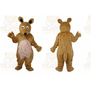 Brown Kangaroo Mascot Costume