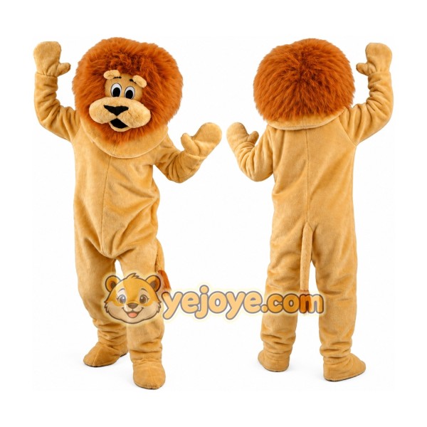 Brown Lion Mascot Costumes for Adults