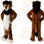 Brown Lion Dog Fox Cartoon Mascot Costume