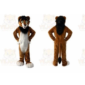 Brown Lion Dog Fox Mascot Costume