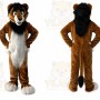 Brown Lion Dog Fox Mascot Costume