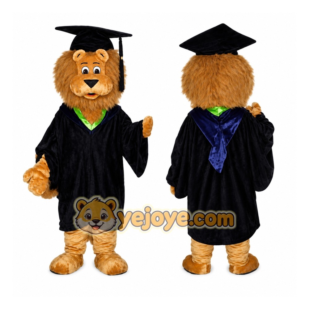 Brown Lion Lioness Mascot Costume