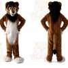 Brown Lion Mascot Costume